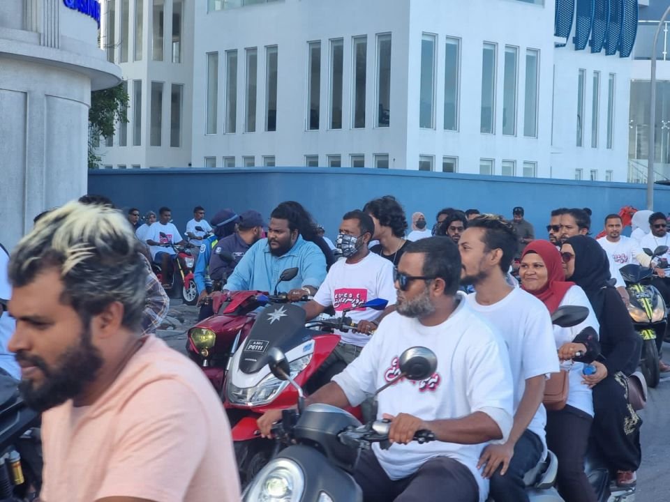 Opposition to hold a huge cycle rally today to protest Yameen's 1000 days in jail 