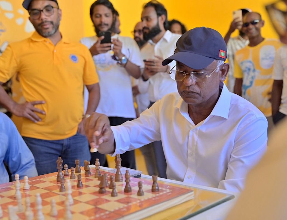 President Solih aims strong words against political opponents