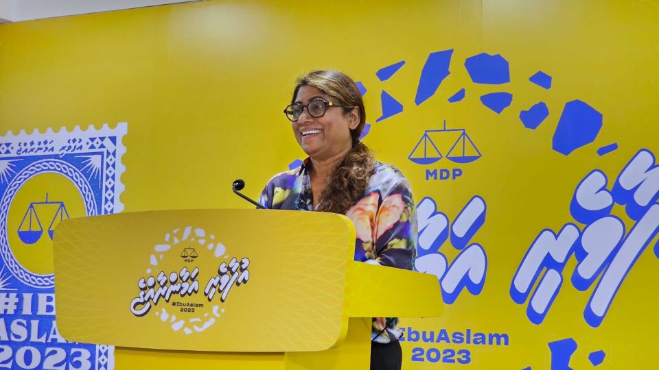 Miadhu fenigen dhanee MDP aai vaadhaveri candidatun varah 'cool' kamah hedhen ulhey manzaru: Mariya