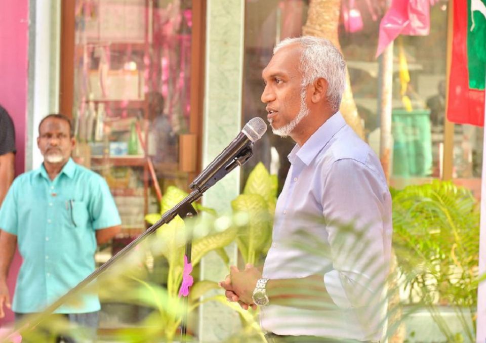 Agu heyo koh office jaaga kuyyah dhey imaaraatheh alhaanan: Muizzu