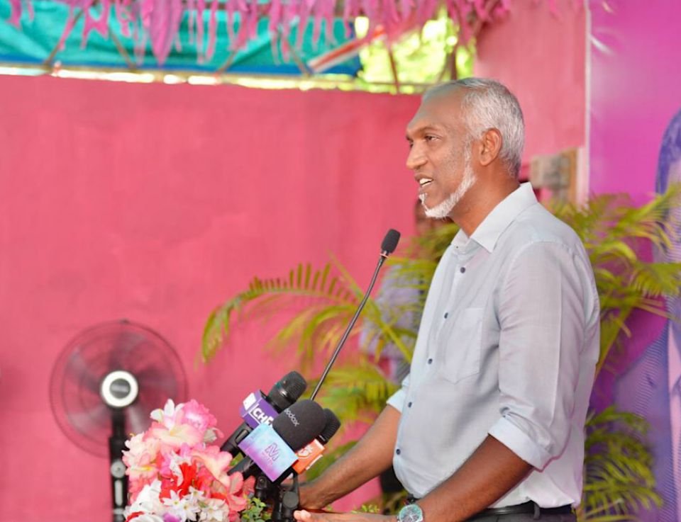 There are two choices, I am the choice that will bring results: Muizzu