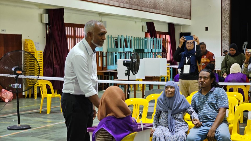 Run-Off 2023: PNC Candidate Muizzu cast his vote 