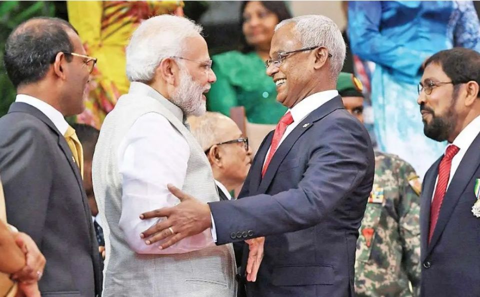 Modi ge dhathufulhun haamavanee Inida in dhivehinnah kuraa ihuthiraamai dhe gaumuge rahumaitherikan: Solih