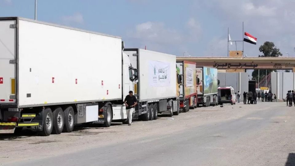 Rafah border hulhuvaa, Gaza ah eheege truck thah vahdhan fashaifi 