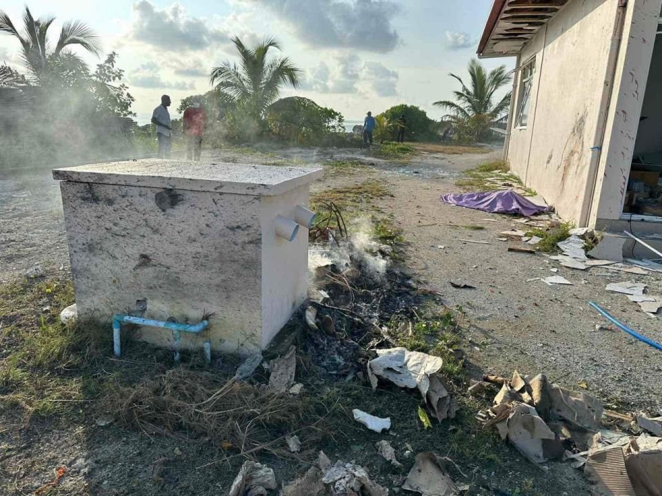 Makunudhoo Airport reclamation project halted amid gas cylinder explosion
