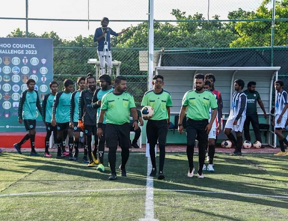 Councilah gehlundheyne kamah inzaaru dhinumun Kumundhoo futsal mubaaraaiy cancel kohfi