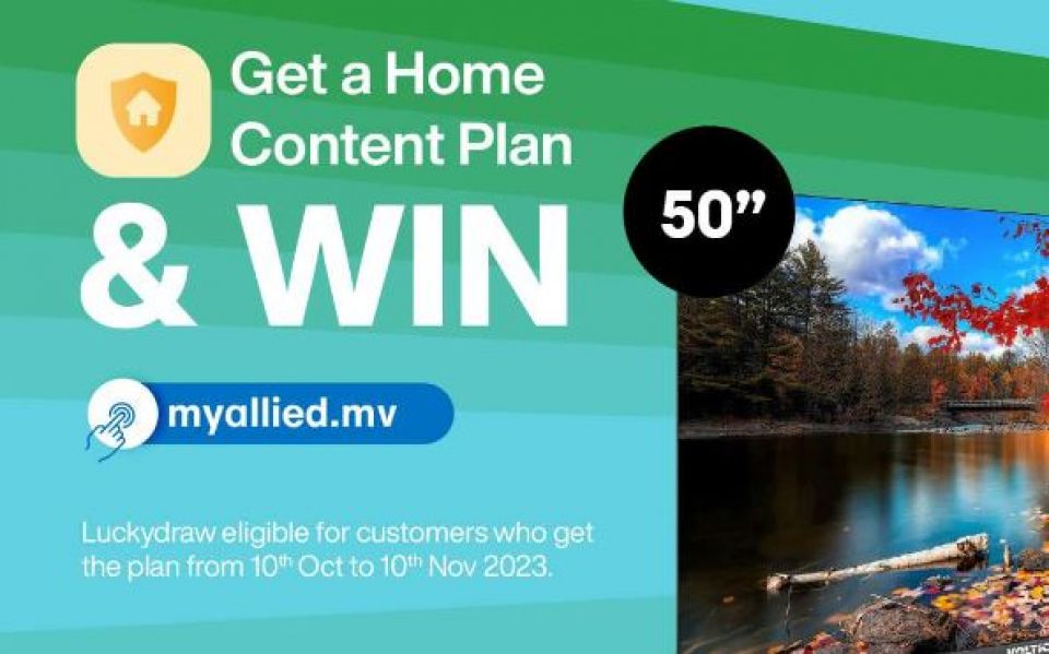 Home content plan eh nagaigen 50' smart TV eh libey promotion eh Allied in fashaifi 