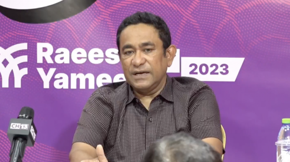 Ex-President Yameen won't attend the new President's inauguration ceremony