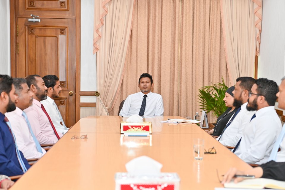 VP meets members of the South Huvadhu Atoll Council