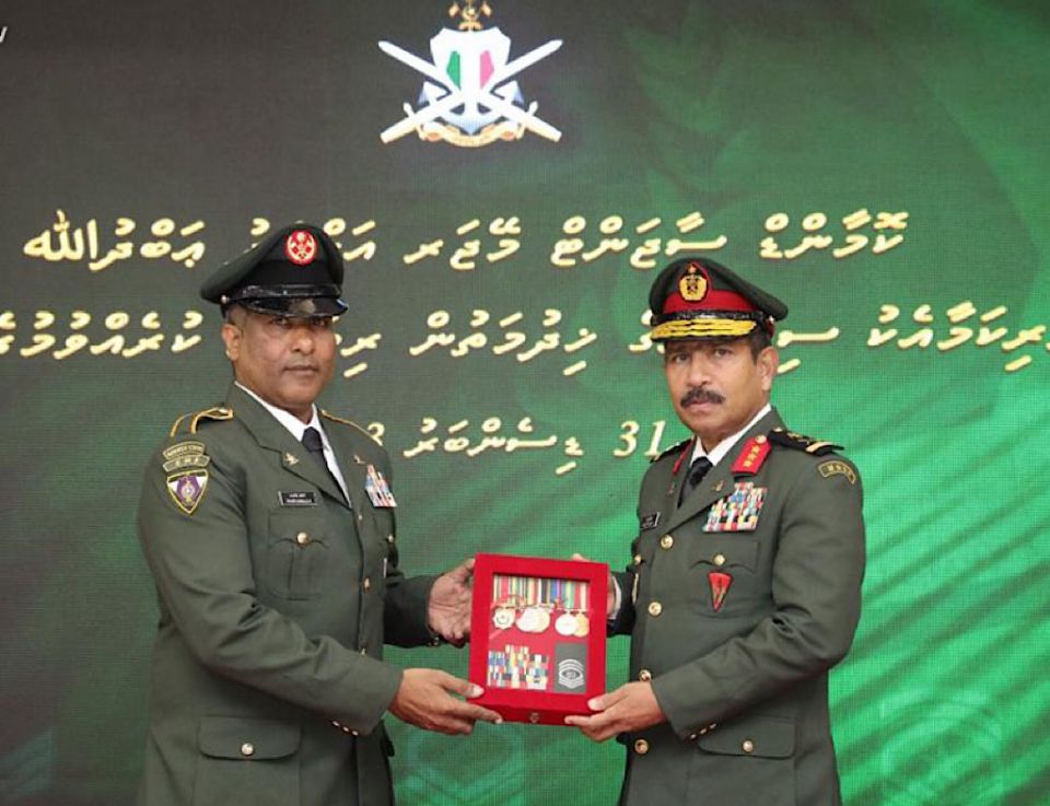 31 aharuge hidhumathah fahu Sergeant Major Ahmed Abdulla retire kurahvaifi 