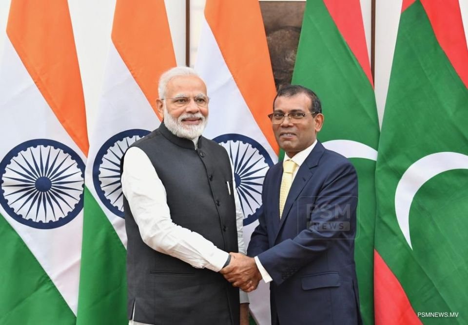 Nasheed stresses importance of strong relations with India for National Security