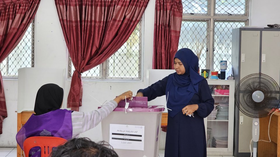 Voting in Male' City By-election underway