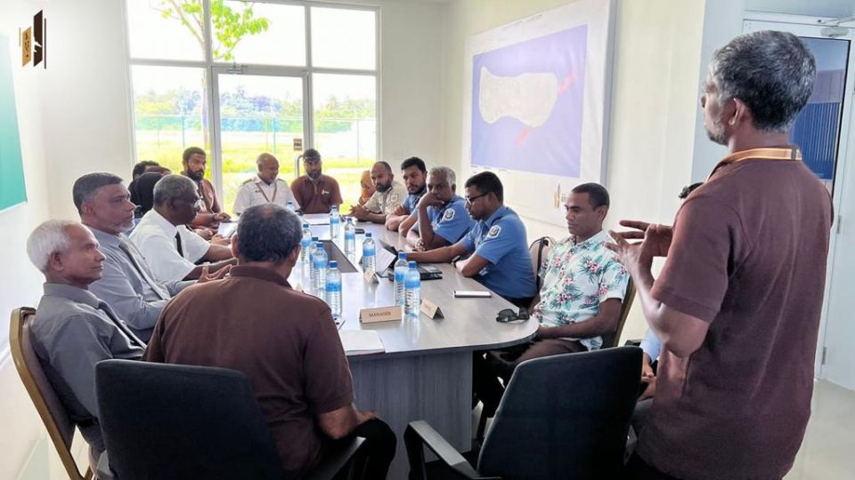 RAC Lge airport thakuge, airport emergency exercise ah thahyaaruvaan fashaifi