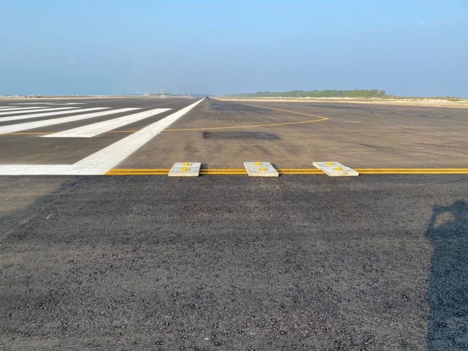 1,200 meters of the new runway at Hanimaadhoo International Airport opens on Sunday