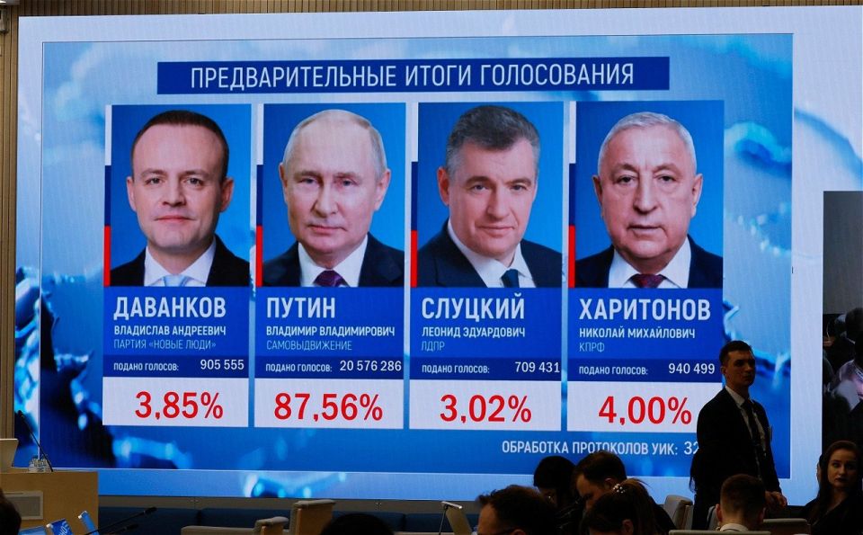 3 candidate innaa vaadha koh 87 percent in Putin kaamiyaabu kohffi