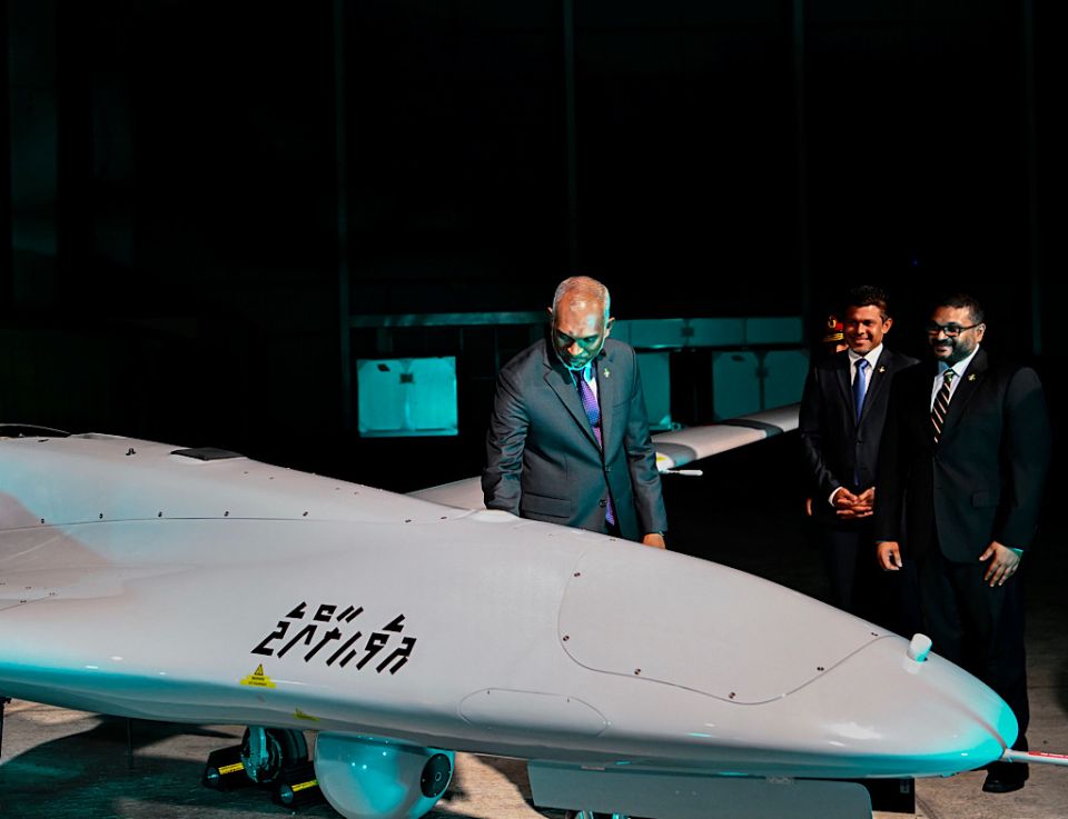Drone thah operate kurumuge hurihaa kamehves kuraanee Dhivehi sifain: Raees 