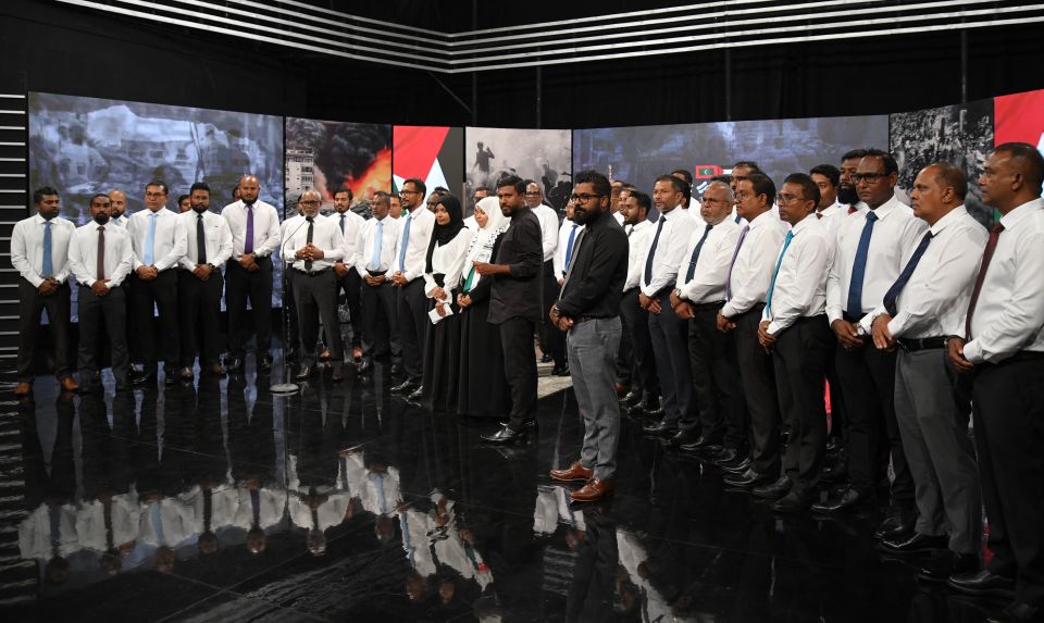 PNC Majilees memberunge faraathu Palestine fund ah 2 lakka rufiyaa hadhiyaa koffi