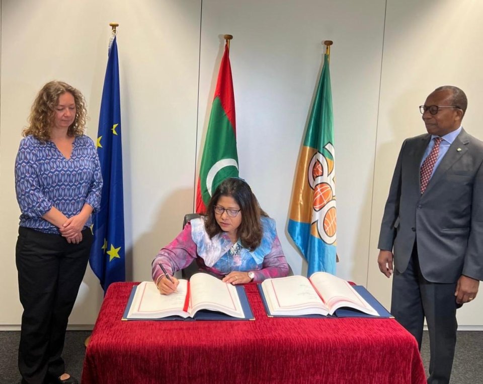 Maldives signs the “Samoa Agreement”