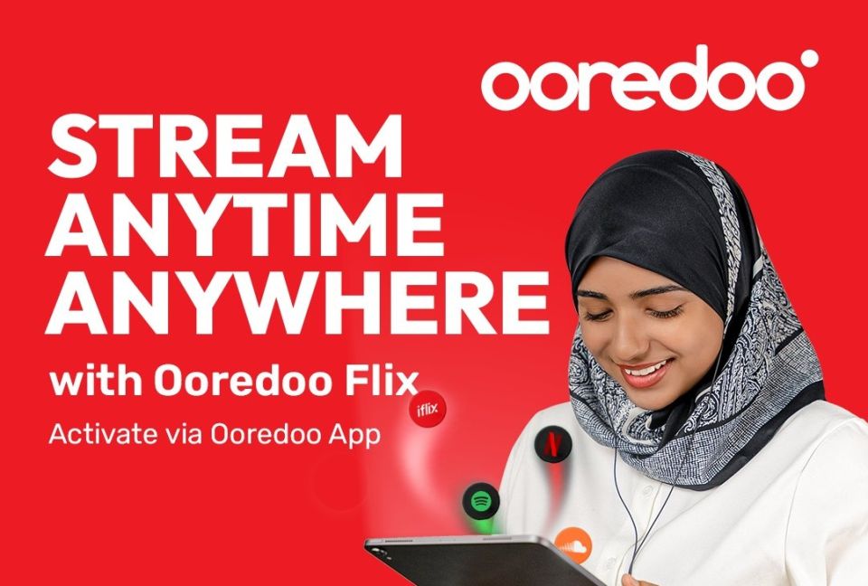   Ooredoo Flix: 250 rufiyaa ah 20 GB libey offer eh!