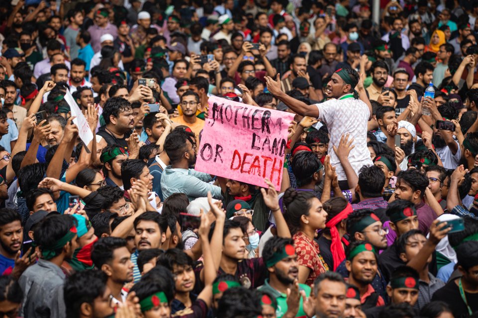 Govt warns Maldivians living & travelling to Bangladesh to be more cautious amid unrest