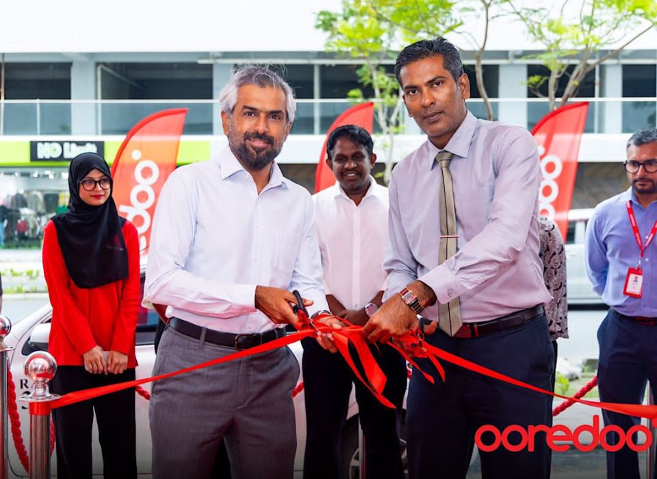 Hulhumale' dhevana fiyavaheegai Ooredoo experience center eh hulhuvaifi 