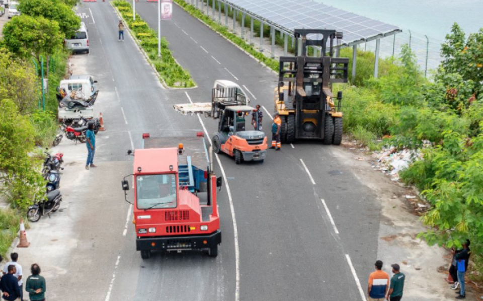 Hulhumale Industrial zone gai huri baa ulhandhu thah naganee