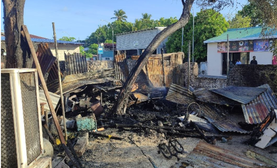 Addu city Maradhoo ge'eh ge gudhanugai rove, gudhanugai huri hurihaa ehche adhaifi