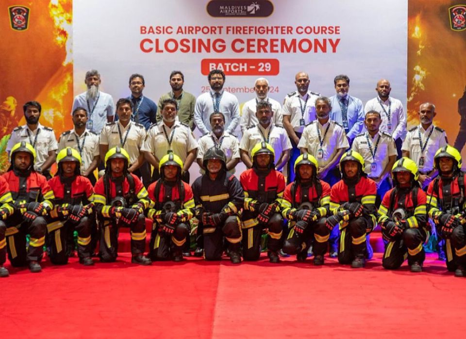 MACL in kuriah gendhiya basic fire fighter course nimmaalaifi 