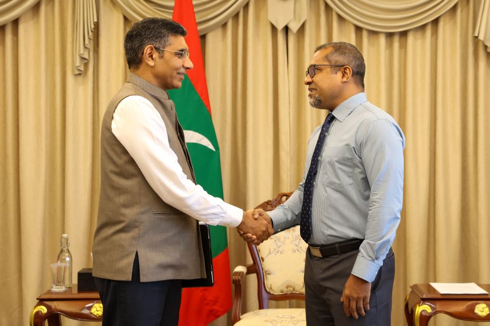 Aa foreign minister ge furathama bahdhaluvun avahtteri India aa eku 