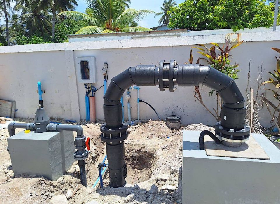 Addu city RO plant ah dhimaavi massala hallu koffi 