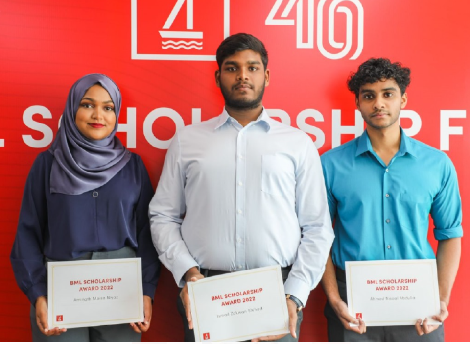 BML ge Scholarship fund ah edhi husha'helhumuge furusathu hulhuvaalaifi