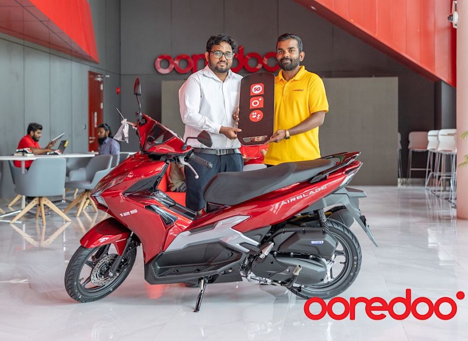 Ooredoo ge cycle promo: Miadhuge naseebuveri akee Imaaz