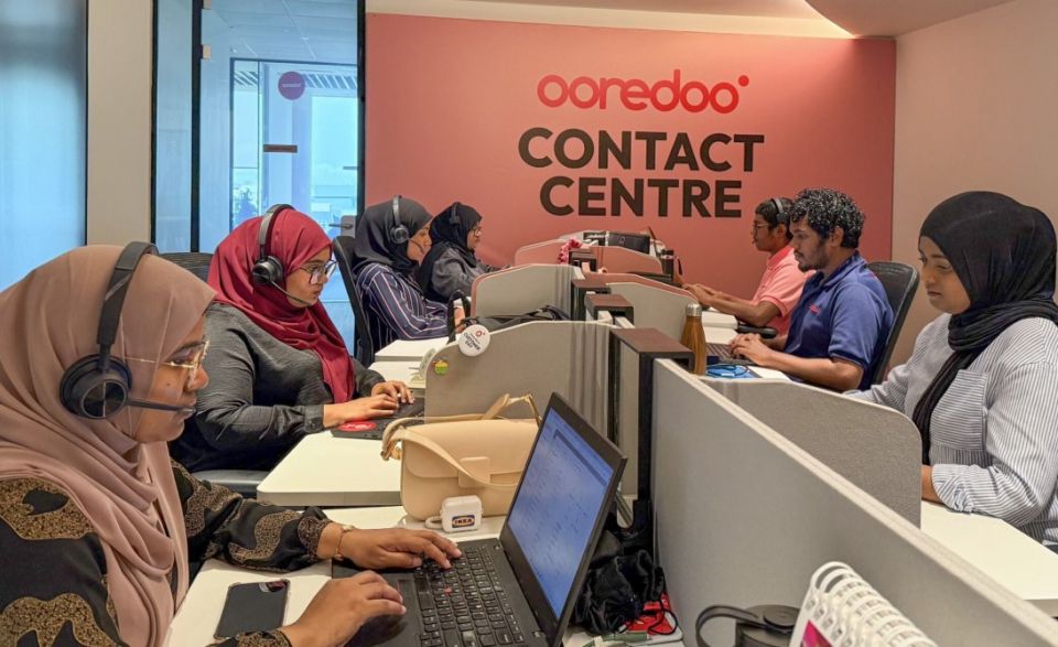 Rajjey ge furathama ISO certified call center akah Ooredoo call center