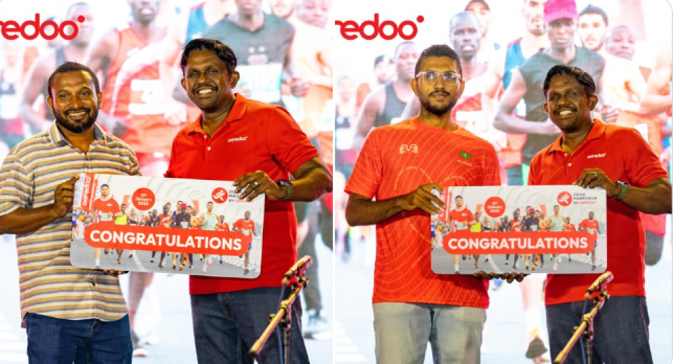 Doha Marathon ah dhaa Ooredoo ge 2 customer in iulaan kohffi