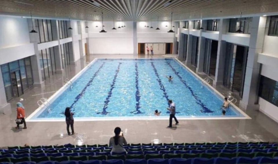 Olympic size swimming pool ge massaikah baarah kuriyah, anna aharu massaikah ehko ninmaa leveyne!