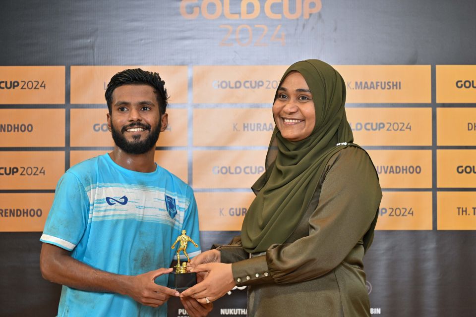 90 plus gold cup 2024: Ha.dhidhoo aai meedhoo bahdhalu kuri match madam Sajidha sharafuveri kohdhevvaifi 