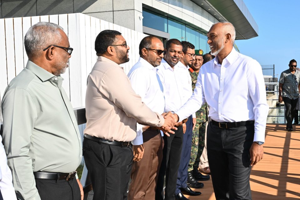 President departs on an official two-day visit to Alifu Dhaalu Atoll