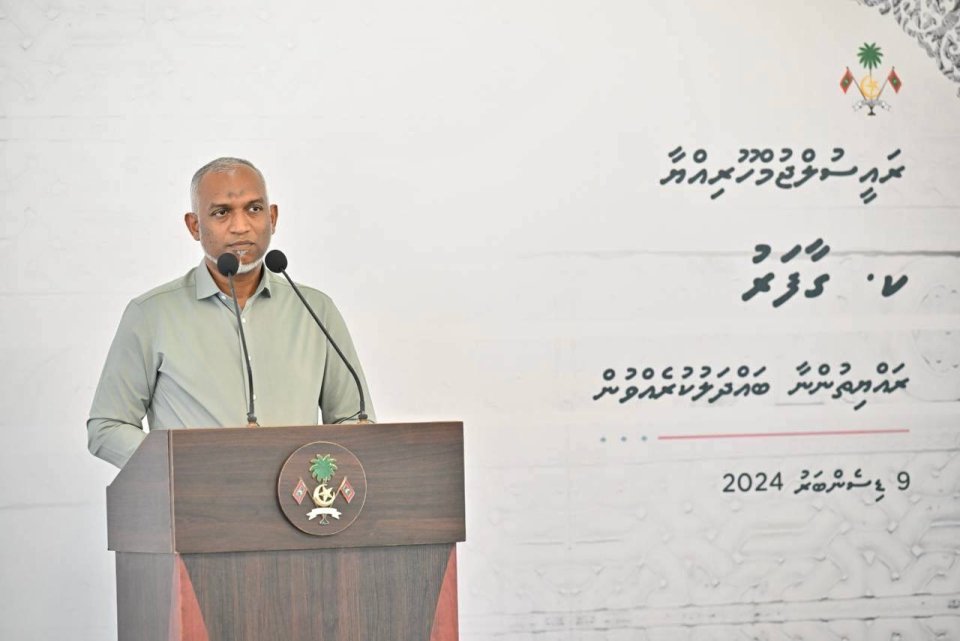 President outlines a big year ahead for Gaafaru