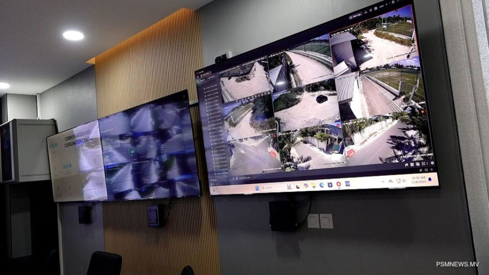 Addu city hurihaa avasheh ge CCTV camera thah beleygothah, fuluhunge dhekunu Coordination center hulhuvaifi