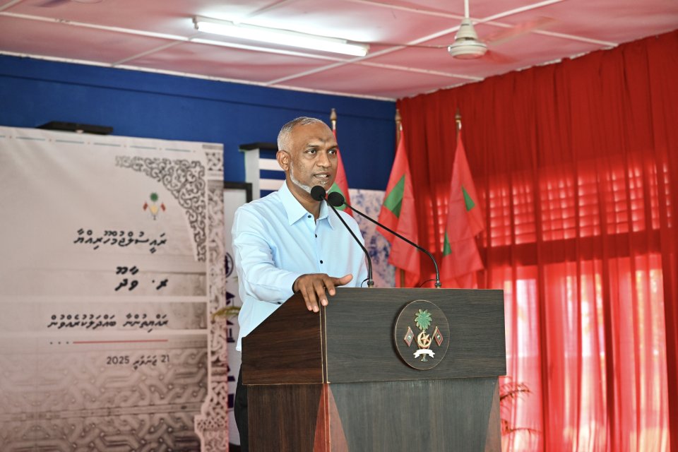 Vaadhoo has the potential to become a fully renewable-powered island: President