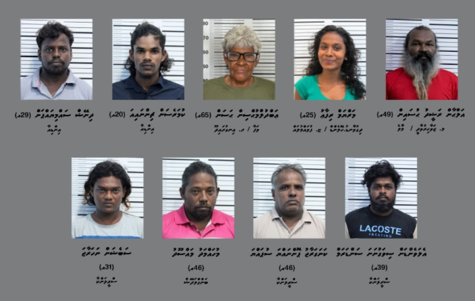 9 arrested in a drug bust in Baa Maarikilu