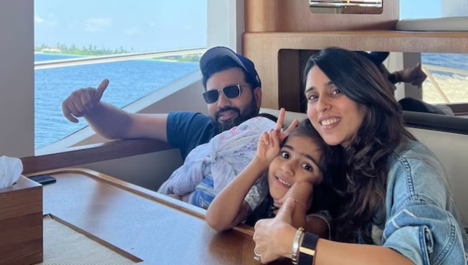 Rohit Sharma enjoys vacation with family in Maldives before IPL 2025