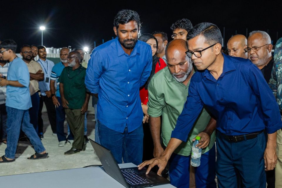 Male' power backup ehge gothugai tharaggee kuri STELCO Hulhumale' anex-2 engine ge hulhuvaifi 