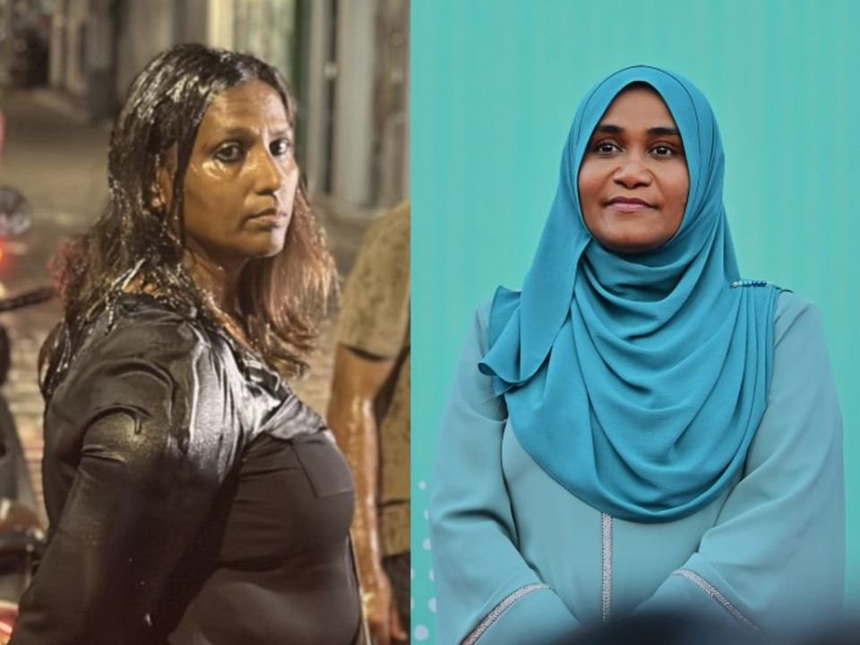 First Lady Saajidha condemns black oil attack against MDP activist