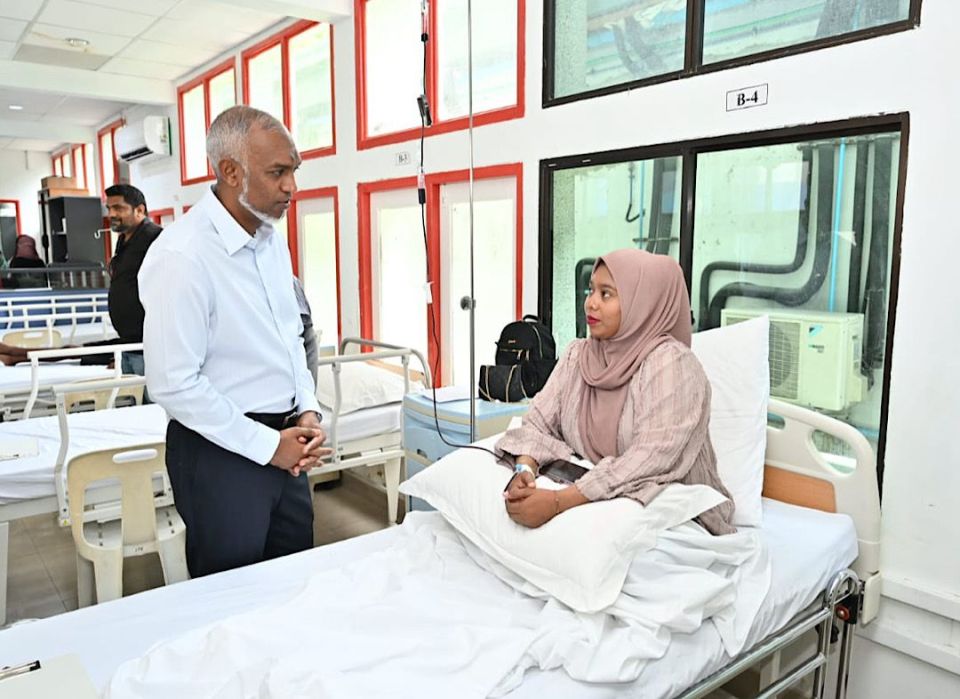 Raees Muizzu thalassemia center ah vadaigen kanboduvunthah adu assavaifi 