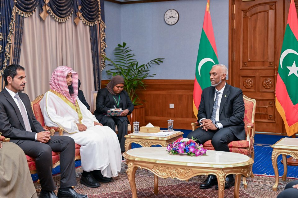 Imam of Masjid Al-Nabawi, pays a courtesy call on the President