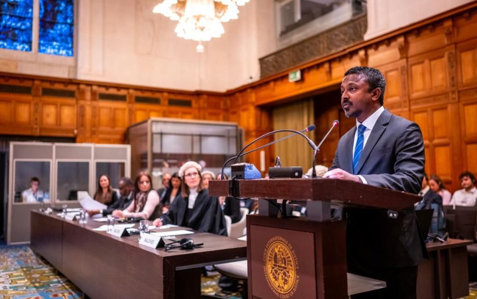 Palestine ge haggugai Raajje in kendineylhi vakaalaathu kuraane kamah ICJ gai bandaara naibu vidhaalhuvehjje 