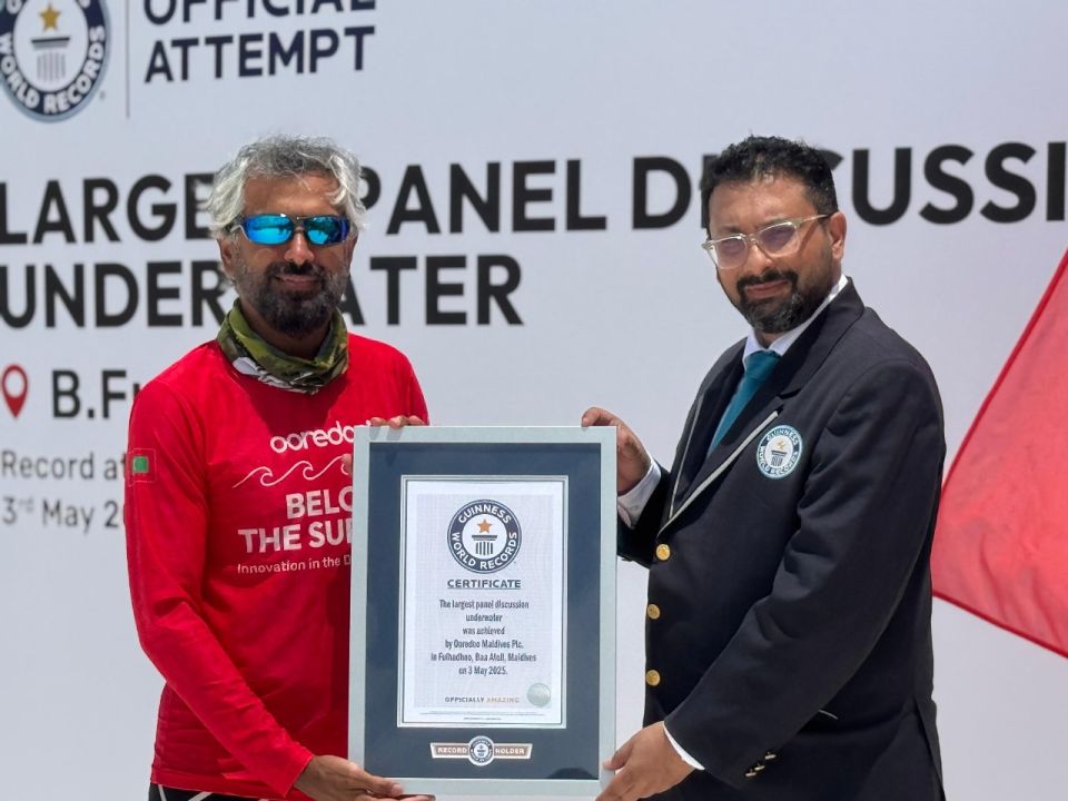 Kandu adin Dhunieyge record fothah: Technology ge ehmme uhugai Ooredoo