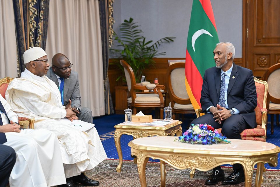 OIC ge secretary general raees Muizzu ge arihah ihuthiraamuge ziyaaratheh kuravvaifi 