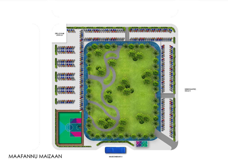 Maafannu saharaa ah Maafannu maizaanuge namun nan dhee parking zone akaai basket court eh alhanee 